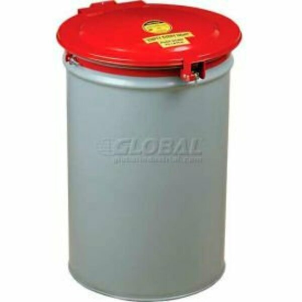 Justrite JustriteÂ Self-Latching 55 Gallon Drum Lid W/ Vent and Gasket 26753
